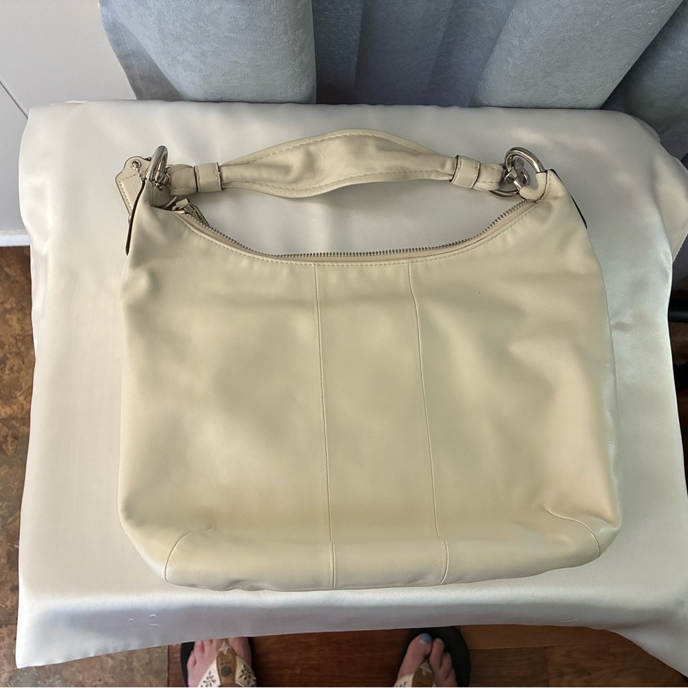 Coach Leather Hobo Shoulder Bag - Picture 5 of 9